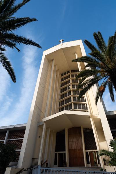 Modernist Church in Casablanca, Morocco Casablanca, Morocco