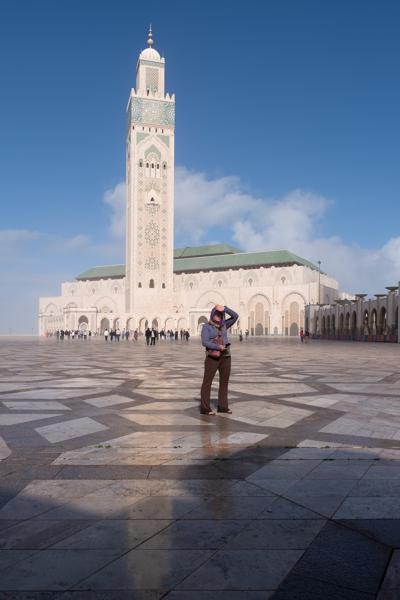 Visitor at Hassan II Mosque, Casablanca Casablanca, Morocco