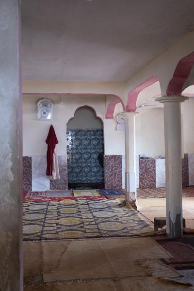 Quiet prayer hall interior, Anjouan (Comoros) M'lédjélé, Comoros