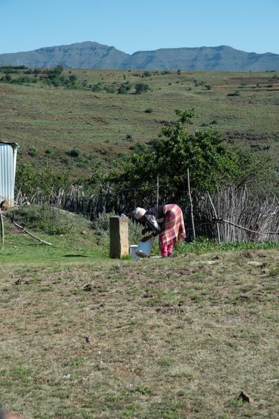 Village group Malealea, Lesotho