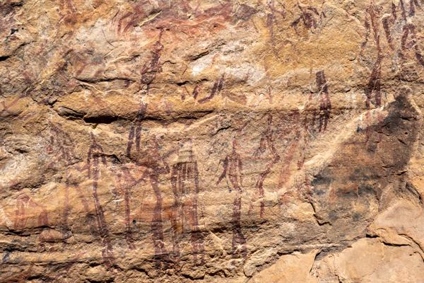 Village group Malealea, Lesotho