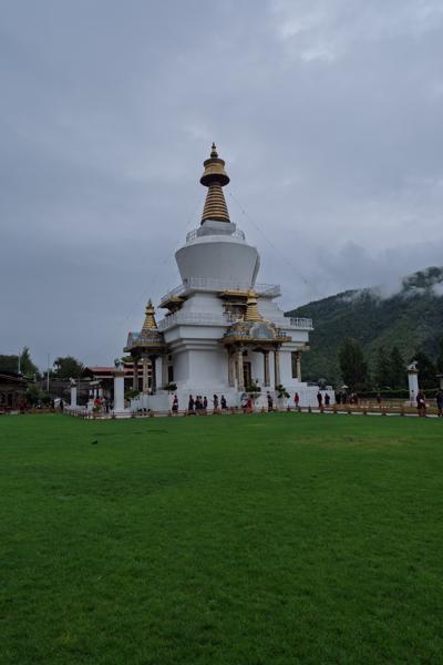 National Memorial Chorten, Thimphu, Bhutan under overcast skies Thimphu, Bhutan