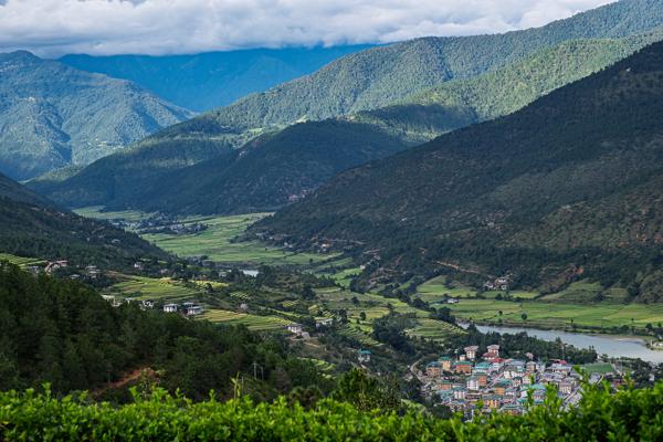 Punakha Valley Terraces and River, Bhutan Sobsokha Yuwakha Zhika, Bhutan
