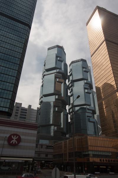 Lippo Centre towers in Admiralty, Hong Kong (February 2009) Hong Kong, China