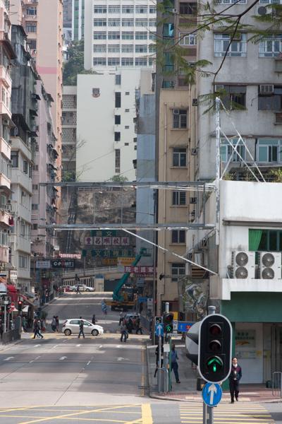 Street scene in Wan Chai, Hong Kong (February 2009) Hong Kong, China