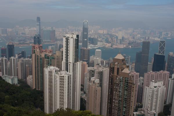 Hong Kong Skyline from Victoria Peak (2009) Hong Kong, China
