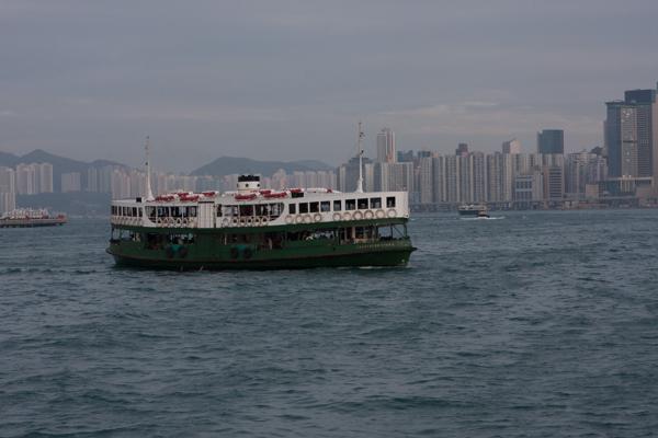 Star Ferry crossing Victoria Harbour, Hong Kong (February 2009) Hong Kong, China