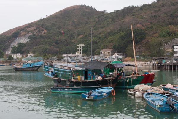 Fishing Boats in Tai O Harbor, Lantau Island (Hong Kong) Hong Kong, China