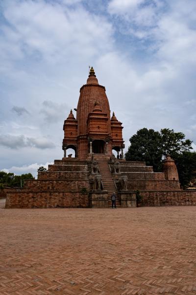 Brick Pagoda Temple in Kathmandu Valley Bhaktapur, Nepal