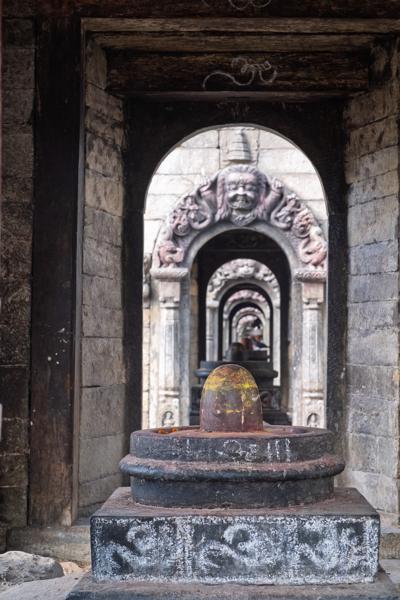 Archway Corridor in a Nepalese Temple Kathmandu Metropolitan, Nepal