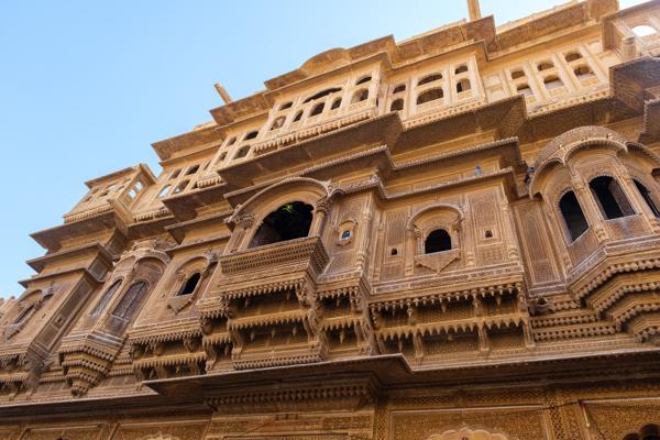 Intricate Sandstone Facade at Patwon Ki Haveli, Jaisalmer Jaisalmer, India