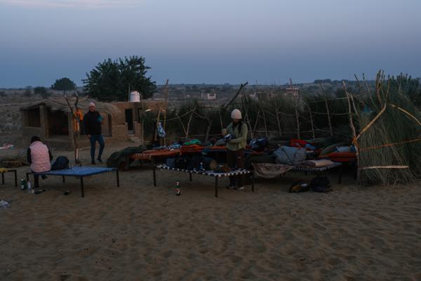Dawn at a Desert Camp near Jaisalmer, Thar Desert (India) Damodara, India