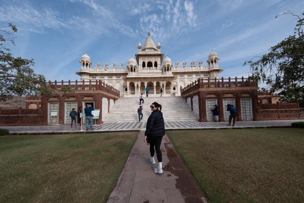 Tourists at Jaswant Thada Memorial, Jodhpur Jodhpur, India