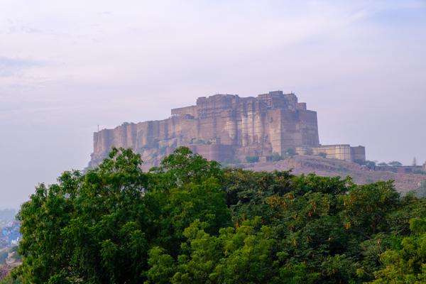 Mehrangarh Fort Rising Above Jodhpur, Rajasthan Jodhpur, India