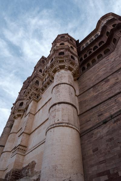 Mehrangarh Fort Wall and Bastion, Jodhpur (India) Jodhpur, India