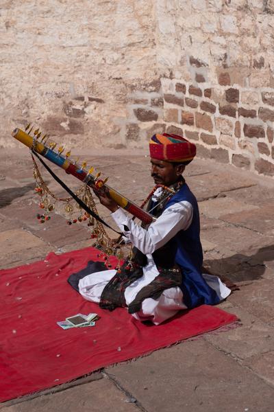 Rajasthani Folk Musician at Mehrangarh Fort, Jodhpur Jodhpur, India