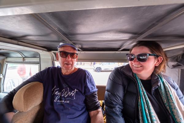 Passengers Riding in a Local Taxi in Jodhpur, Rajasthan (Dec 2023) Jodhpur, India