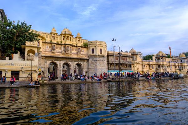 City Palace Waterfront on Lake Pichola, Udaipur (India) Udaipur, India