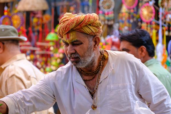 Street Vendor in Pushkar Market, Rajasthan Pushkar, India