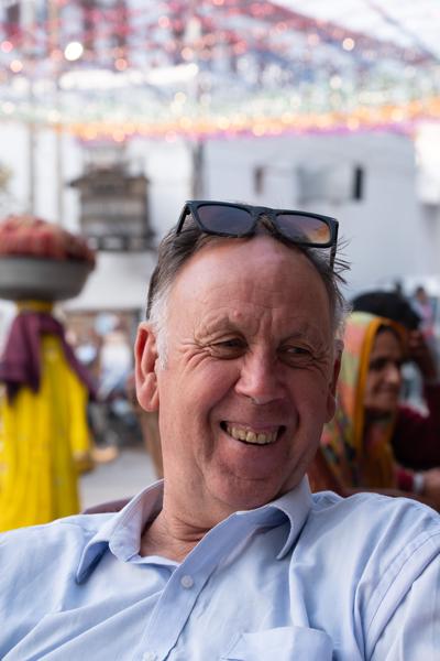 Smiling Traveler Portrait in Pushkar, Rajasthan Pushkar, India