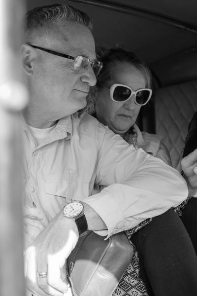 Candid Couple Ride in Jaipur (Black and White) Jaipur, India