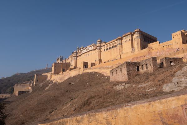 Amber Fort on the Hillside, Jaipur, Rajasthan Jaipur, India