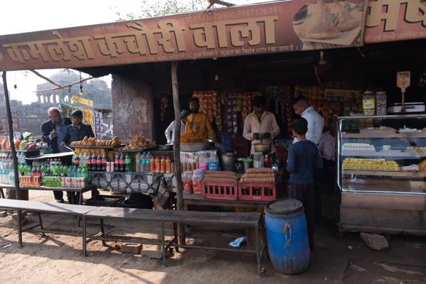 Roadside Tea & Snacks Stall in Rajasthan, India Delari, India