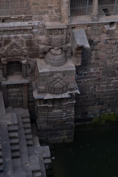 Carved Shrine Wall at Chand Baori Stepwell (Abhaneri, Rajasthan) Abhaneri, India