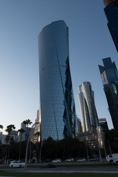 Doha West Bay Skyline with Modern Glass Towers Doha, Qatar