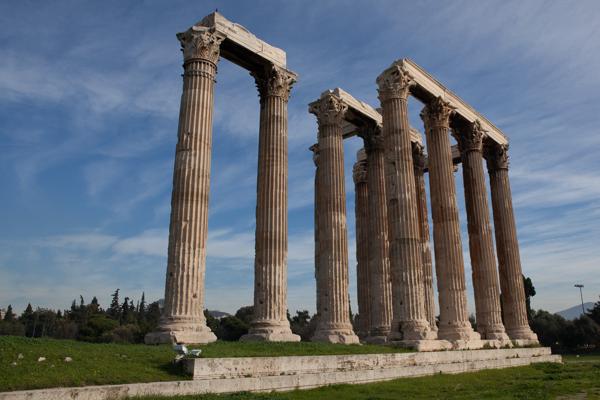 Temple of Olympian Zeus Ruins, Athens Athens, Greece