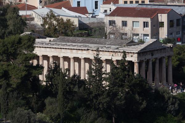 Ancient Greek Temple Ruins in Athens Athens, Greece