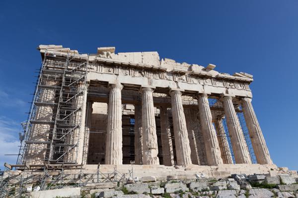 Parthenon under Restoration on the Acropolis, Athens Athens, Greece