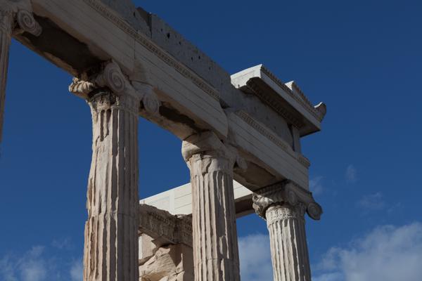 Ancient Greek Temple Columns in Athens Athens, Greece