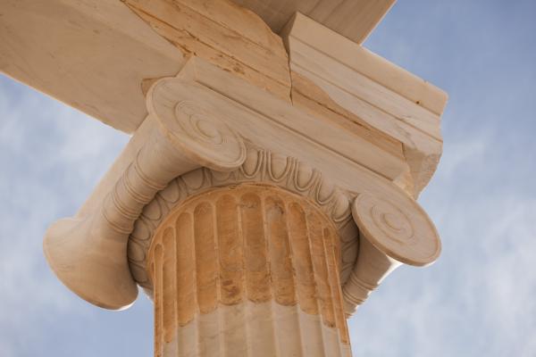Ionic Column Capital in Athens Athens, Greece