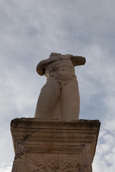 Fragment of a Greek Statue in Athens Athens, Greece