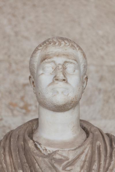 Marble Bust of a Male Figure Athens, Greece