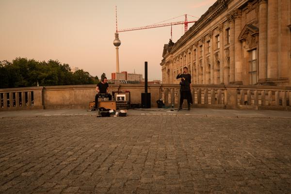 Evening Street Performance on Museum Island, Berlin Berlin, Germany