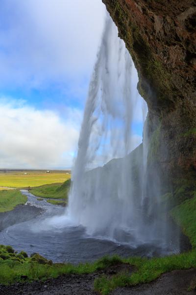 Icelandic Waterfall at Seljalandsfoss Iceland