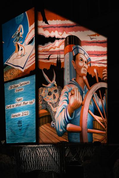 Fasnacht 2023 Carnival Float Artwork Basel, Switzerland