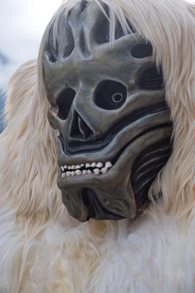 Tschäggättä Carnival Mask Close-Up (Lötschental, Switzerland) Wiler (Lötschen), Switzerland