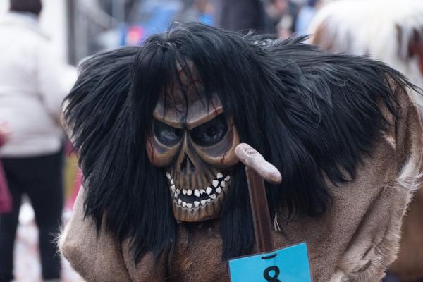 Tschäggättä Carnival Mask in the Lötschental Valley, Switzerland Wiler (Lötschen), Switzerland
